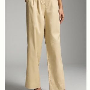 Avec Les Filles Pleated Wide-Leg Pants